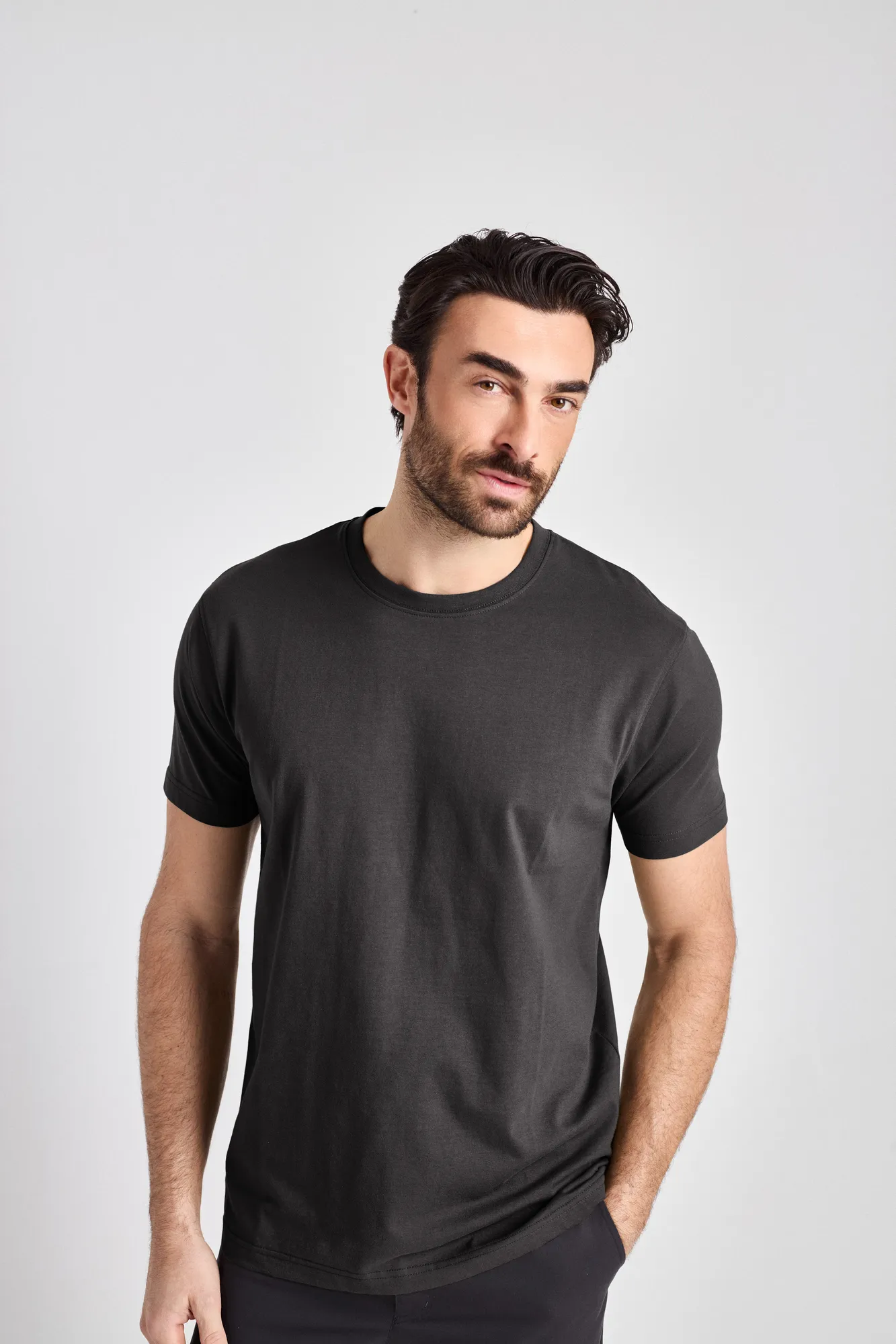Taranto Man - T-Shirt Kurzarm - anthrazit